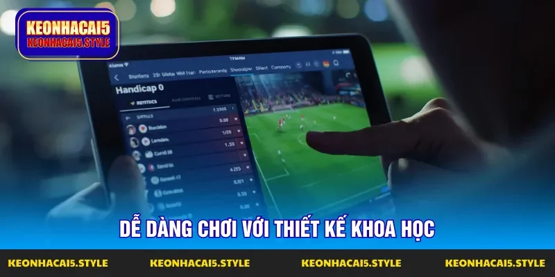 san choi duoc dau tu vao thiet ke khoa hoc