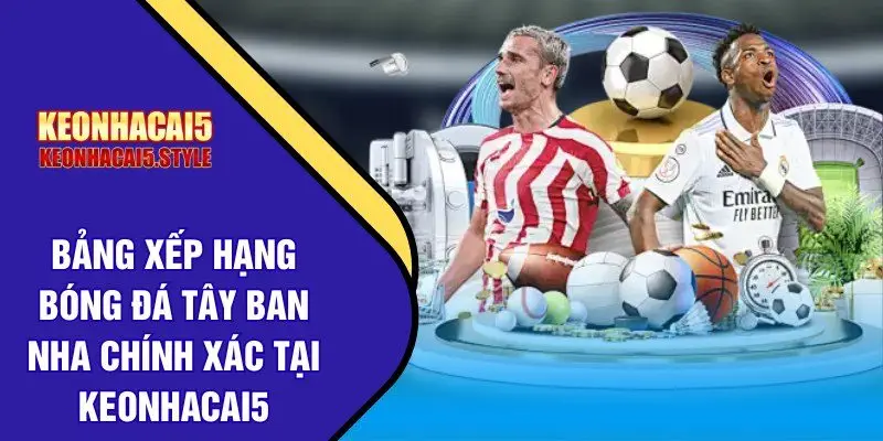 bang xep hang bong da tay ban nha