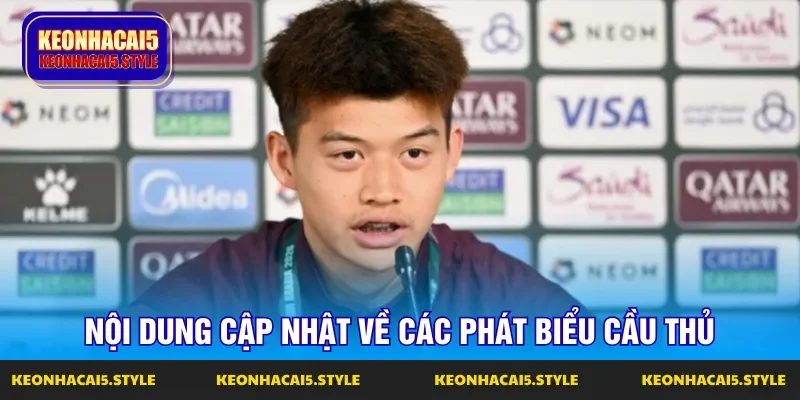 noi dung cap nhat ve cac phat bieu cau thu noi dung cap nhat ve cac phat bieu cau thu